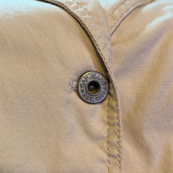 EUC Gap Structured Stretch Tan Jacket/Blazer - Picture 5 of 7